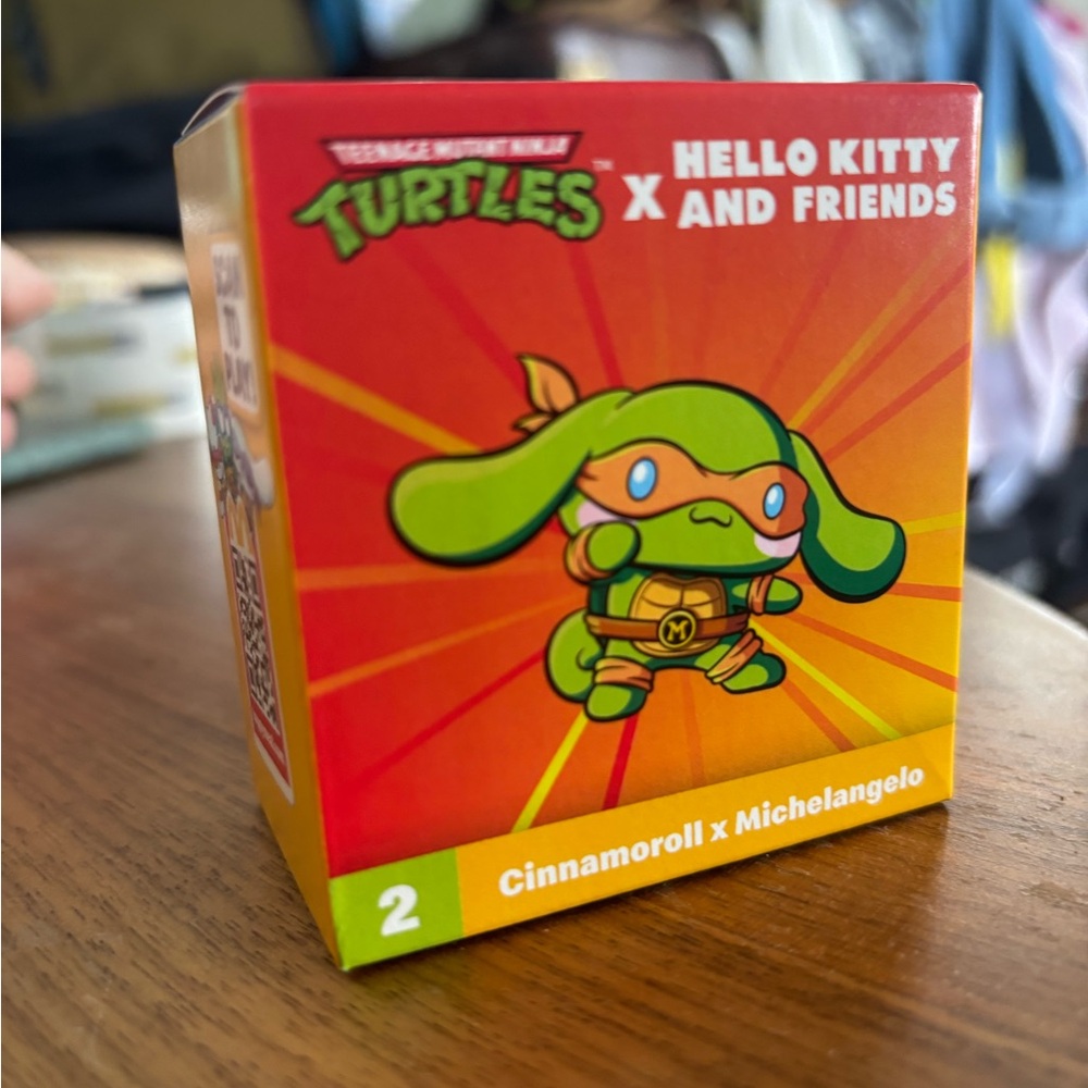 Hello Kitty x TMNT Cinnamoroll Michelangelo Figure McDonald's 2025